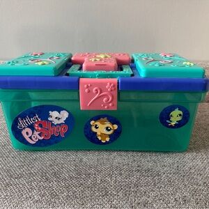 Littlest Pet Shop Tackle Box Carrying Case